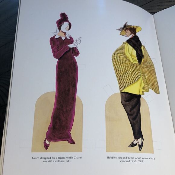 Chanel Fashion Review Paper Dolls in Full Color by Tom Tierney. 1986. Ultra Rare - Picture 12 of 17